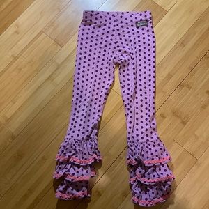 Matilda Jane girls ruffle pants size/age 6